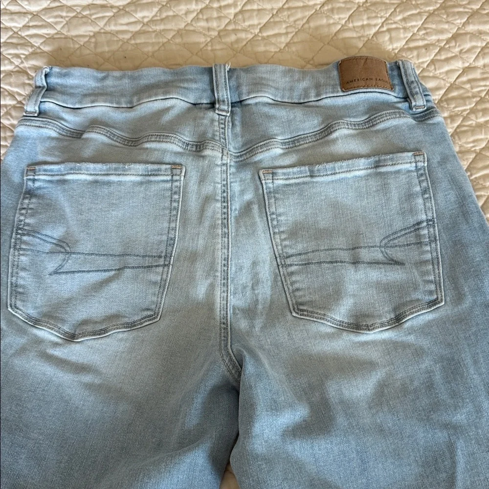 American Eagle Curvy 12S High Waisted Skinny Kick Jeans - Picture 6 of 7